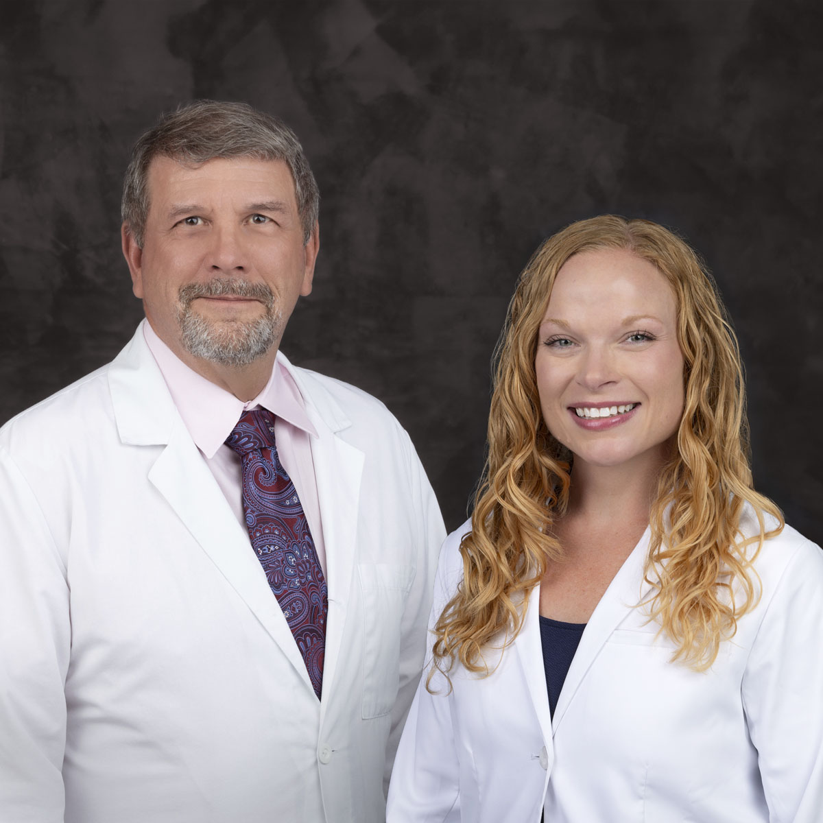 Curtis J. Elam, M.D., FACOG, and nurse practitioner Melissa Mesenburg, DNP, APRN, FNP-C