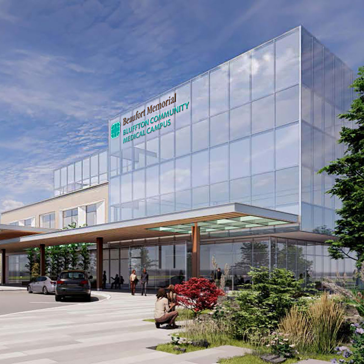 rendering of Beaufort Memorial Bluffton Community Medical Campus