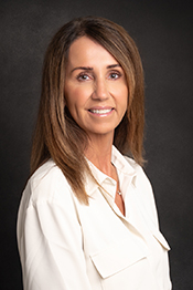 Teal background with white medical caduceus