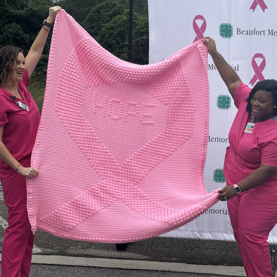 Breast cancer survivor wellness expo 2024 blanket