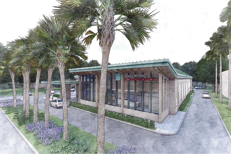 Approved rendering of Beaufort Memorial Emergency & Urgent Care