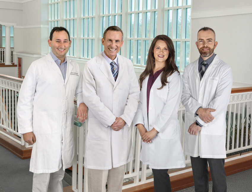 Beaufort Memorial Heart Care team - Dr. Smalheiser, Dr. Fedec, Tara Kay and Dr. O'Neill