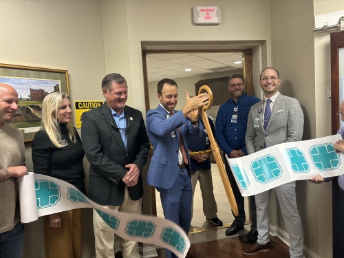 MRI suite ribbon cutting at Beaufort Memorial Island Imaging Center