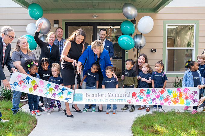 Beaufort Memorial Learning Center Ribbon Cutting November 2024