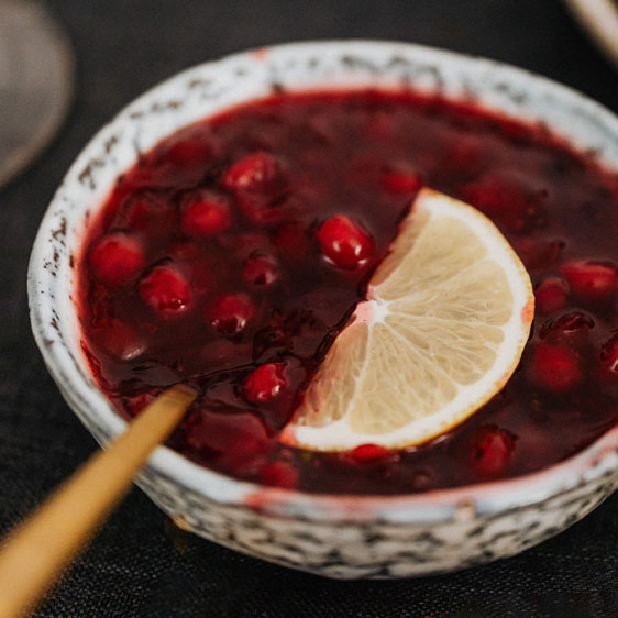 cranberry sauce