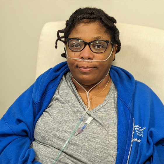 Dovetta Wilson, Sickle Cell Clinic patient