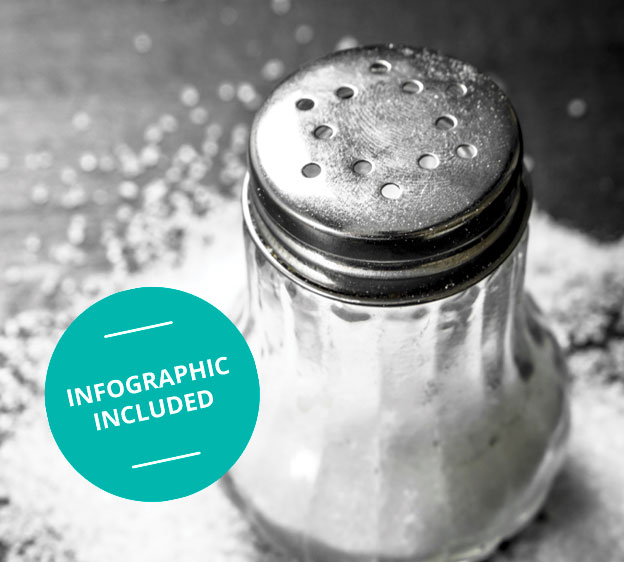 A stock image of a salt shaker