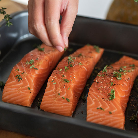 salmon ready to bake