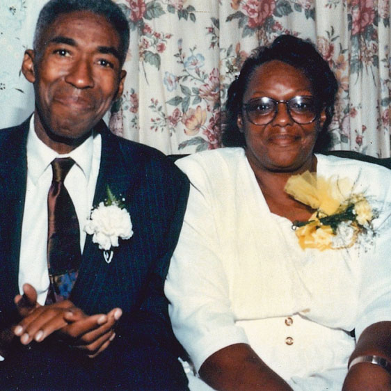 Joy Solomon's parents, Arthur and Wilhelmina Rivers